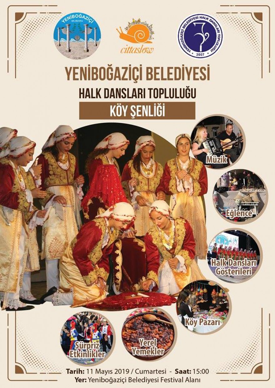 YENİBOĞAZİÇİ BELEDİYESİ  HALK DANSLARI TOPLULUĞU KÖY ŞENLİĞİ&#039;NE  TÜM HALKIMIZ DAVET OLUNUR